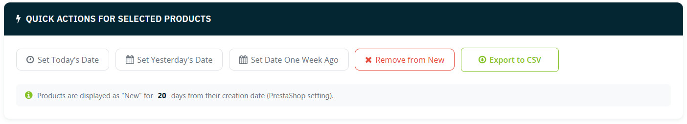 Change edit product date add module Prestashop 9, 8, 1.7